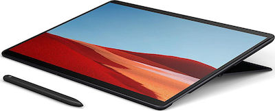 Microsoft Surface Pro X 13" Tablet με WiFi & 4G (8GB/128GB/SQ1) Black
