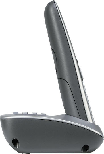 Gigaset E560A Ασύρματο Τηλέφωνο με Ελληνικό Μενού Μαύρο