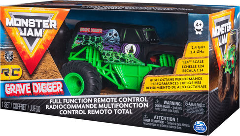 Spin Master Monster Jam Grave Digger Remote Controlled Car Monster Truck