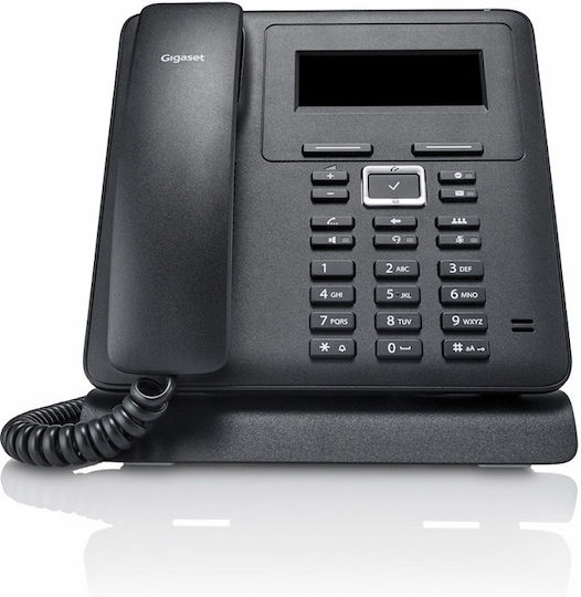 Gigaset Pro Maxwell Basic Ενσύρματο Τηλέφωνο IP 4 γραμμών Μαύρο