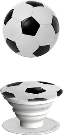 Pop Socket Κινητού Soccer Ball Λευκό