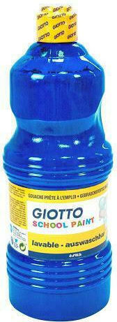 Giotto School Paint Tempera Paints Ultramarine in Bottle 1000ml 1pcs