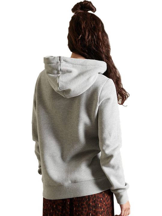 Vl Boho Sparkle Long Women's Sweatshirt Hooded Gray