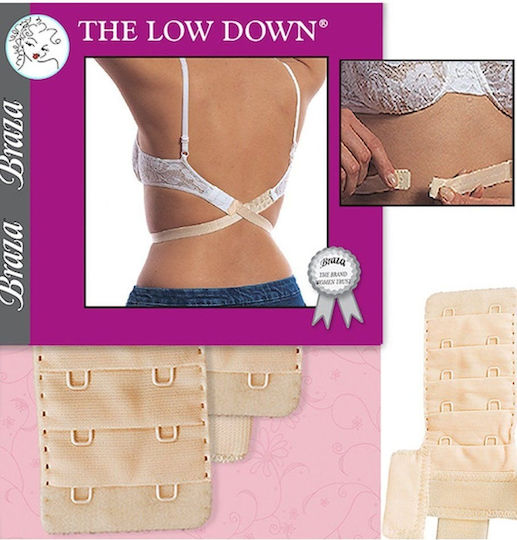 Braza The Low Down Beige Bra Extension