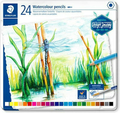 Staedtler Watercolour Pencils Ξυλομπογιές Ακουαρέλας 24τμχ