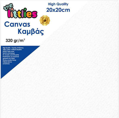 The Littlies Canvas White