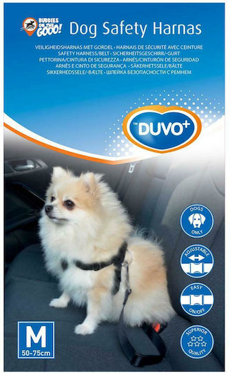 Duvo Plus Duvo Plus Hunde Auto Reisezubehör Sicherheitsgurt für Hund Medium 50-75cm
