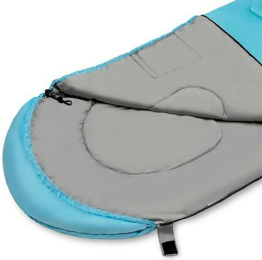 Nils Sleeping Bag Single Summer NC2008 Size Μ Grey-Mint