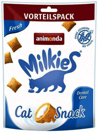 Animonda Milkies Cat Crunchy Fresh Dental Λιχουδιές με Σολομό για Ενήλικες Γάτες 30gr
