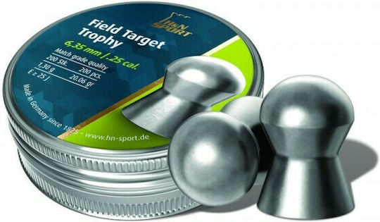 H&N Sport Field Target Trophy Pellets Airgun 6.35mm 200pcs 200pcs HNS00-00005
