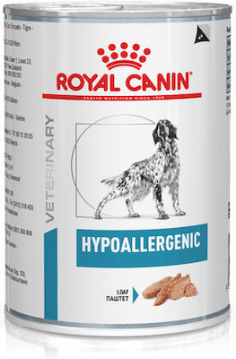 Royal Canin Hypoallergenic Canned Diet Wet Dog Food with Meat 1 x 400gr