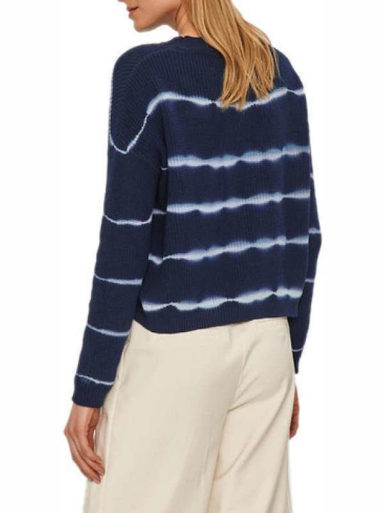 Pepe Jeans Damen Langarm Pullover Baumwolle Blau