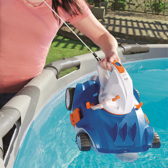 Bestway Flowclear Aquatronix Ασύρματη Σκούπα Ρομπότ Πυθμένα για Πισίνες 45m² με Φίλτρο 4.5lt