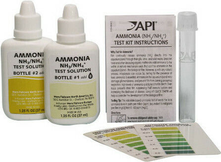 API Aquarium Water Tester Ammonia NH3/NH4 Test Kit (130 Tests)