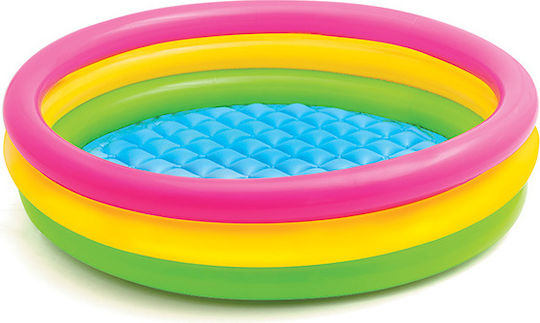 Intex Sunset Glow Children's Round Swimming Pool PVC 131lt Inflatable