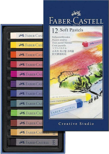 Faber-Castell Soft Pastel Σετ Κηρομπογιές 12τμχ