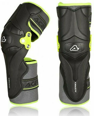 Acerbis X-Strong Protecții pentru genunchi a motociclistului Negru / Galben