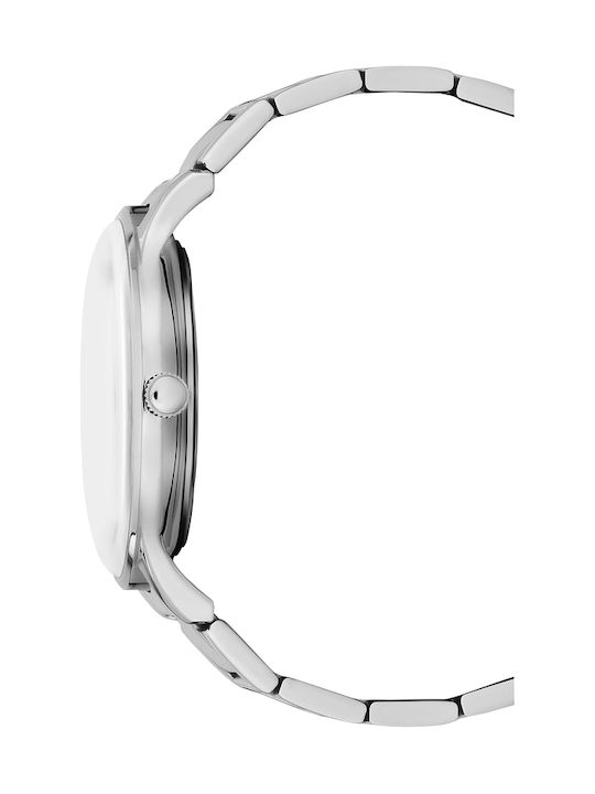 Kenneth Cole Men's Watch 43mm Battery with Silver Metal Bracelet