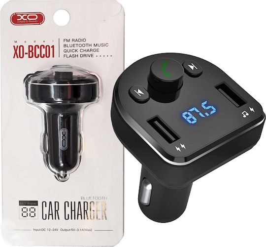 XO FM Car Transmitter with Bluetooth BCC01