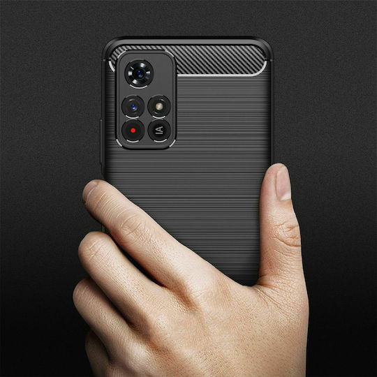 Tech-Protect Back Cover Σιλικόνης Μαύρο (Poco M4 Pro 5G / Redmi Note 11s 5G)