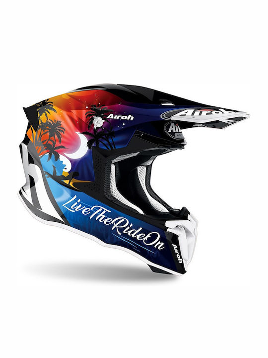 Airoh Twist 2.0 Motocross Helmet 1240gr Lazyboy Gloss AIR000KRA42