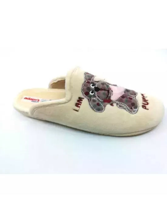 Adam's Shoes Terry Women's Slipper In Beige Colour