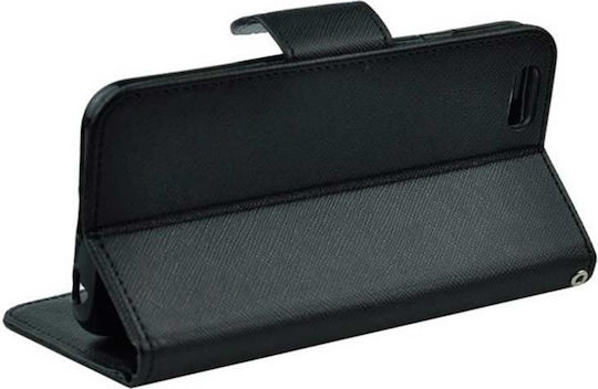 Fancy Wallet Synthetic Leather Black (Xiaomi Mi 11 Lite / 11 Lite 5G / 11 Lite 5G NE)