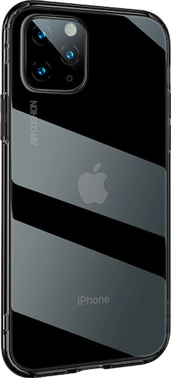 Baseus Airbag Umschlag Rückseite Silikon Schwarz (iPhone 11 Pro Max)