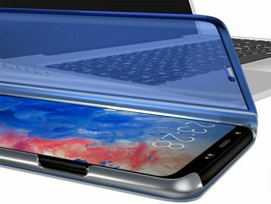Hurtel Clear View Book Plastic Blue (Redmi 9)