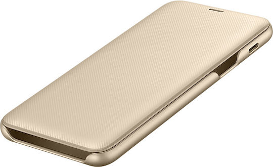Samsung Book Synthetic Leather Gold (Galaxy A6+ 2018)