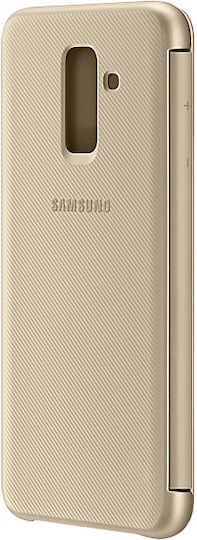 Samsung Book Synthetic Leather Gold (Galaxy A6+ 2018)