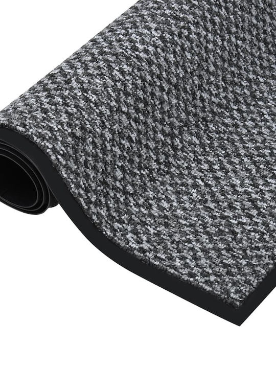 vidaXL Entrance Mat Carpet with Anti-slip Backing Grey 40x60cm