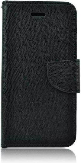 Fancy Wallet Δερματίνης Μαύρο (Redmi Note 9T)