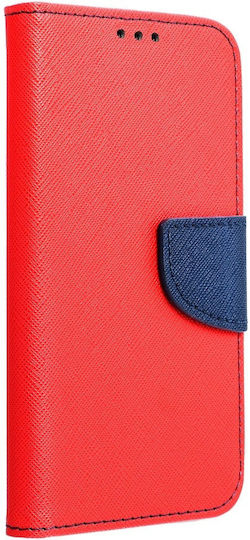 Wallet Δερματίνης Κόκκινο (Redmi 8A)