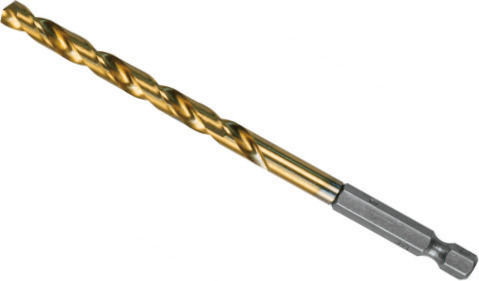 MTX Bohrer mit Sechskantschaft 1/4" HSS Titan mit Sechskantschaft für Metall 10x133mm