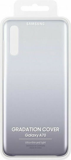 Samsung Back Cover Σιλικόνης Μαύρο (Galaxy A70)