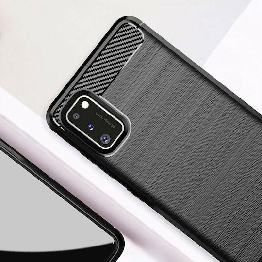 Hurtel Back Cover Silicon Negru (Galaxy A41)