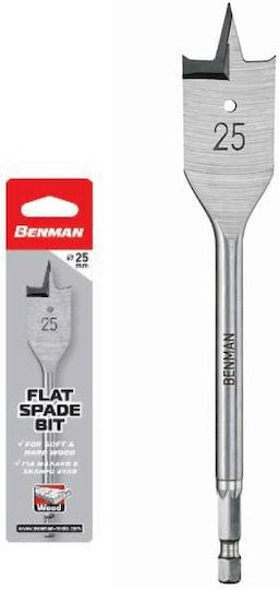 Benman Feather Drill with Hexagonal Shank for Wood 20x150mm