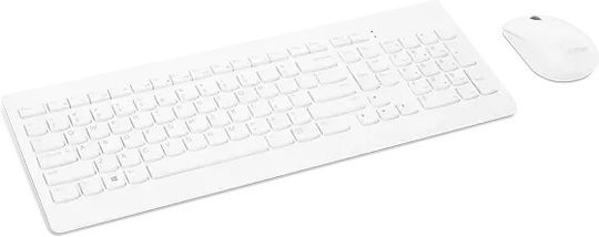 Lenovo 510 Wireless Keyboard & Mouse Set Bulgarian White