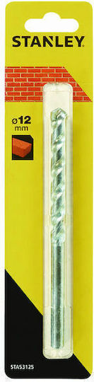 Stanley Drill with Cylindrical Shank for Masonry 12mm