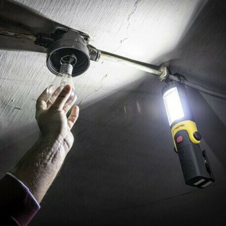Trotec Φακός Συνεργείου Μπαταρίας LED IPX4 Διπλής Λειτουργίας PWLS 01-3