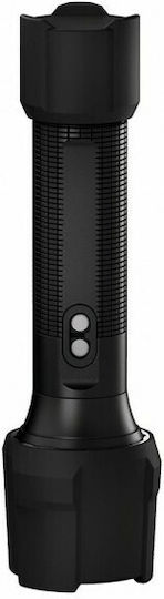 LedLenser Wiederaufladbar Taschenlampe LED IP68 mit maximaler Helligkeit 480lm P5r Schwarz