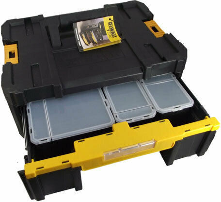 Dewalt T-STAK III Hand Tool Case Plastic Dimensions: W44xD17.6xH31.4cm