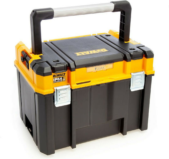 DEWALT TSTAK Hand Tool Case Plastic with Tobacco Case Dimensions: W44xD33.3xH32.3cm