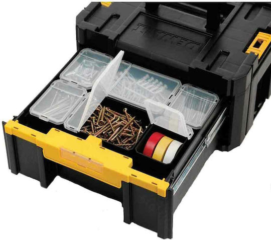 Dewalt T-STAK III Hand Tool Case Plastic Dimensions: W44xD17.6xH31.4cm