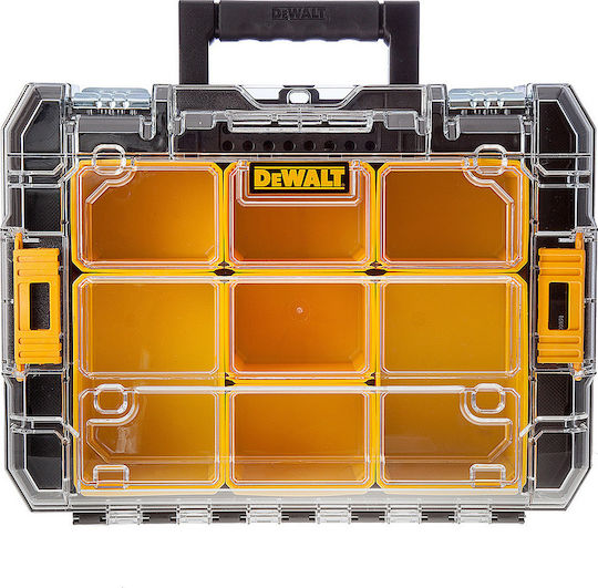 DEWALT TSTAK V Органайзер за инструменти 7 места с отстраняеми кутии Жълта 44x33.2x14.5см.