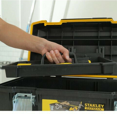Stanley Fatmax Hand Tool Case Plastic with Foam Dimensions: W58xD30xH27cm