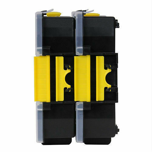 Stanley SortMaster Tool Compartment Organisers 10 Slot Adjustable Black 29x21x6cm 2pcs