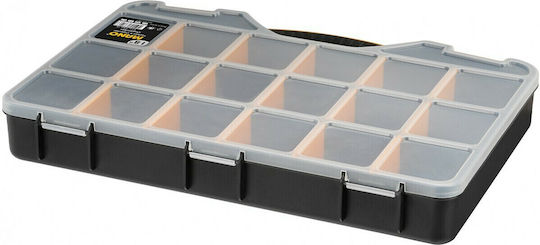 Mano Pro Tool Compartment Organiser 18 Slot Adjustable Black 42.6x30.5x5.6cm
