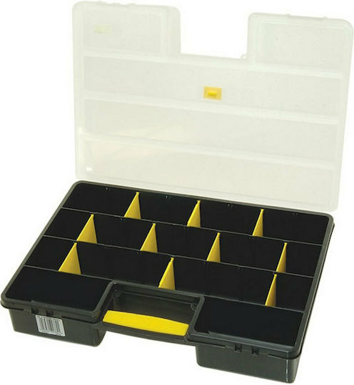 Stanley Tool Compartment Organiser 25 Slot Black 45.7x32.7x7.9cm